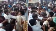 Tamil Nadu: Two Families Fight It Out At Murugan Temple in Kundrathur For Performing Wedding Rituals First (Watch Video)