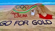 Ahead of Lovlina Borgohain vs Busenaz S&uuml;rmeneli Semi-Final Bout, Sudarsan Pattnaik Cheers for Indian Boxer to Go For Gold at Tokyo Olympics 2020 With Impressive Sand Art (View Pic)