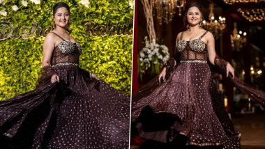 Rashami Desai’s Gorgeous Sequin Indo-Western Style Gown Is a Perfect Outfit For Wedding Season, View Latest Instagram Post