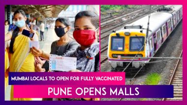 Maharashtra: Mumbai Locals To Open For Fully Vaccinated; Pune Opens Malls