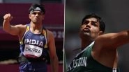 Neeraj Chopra and Arshad Nadeem to Reignite India vs Pakistan Rivalry in Men's Javelin Throw Final Event at Tokyo Olympic Games 2020