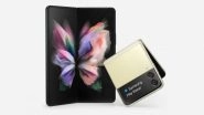 LIVE News Updates: Samsung Galaxy Z Fold 3, Galaxy Z Flip 3, Galaxy Watch 4 Series & Galaxy Buds 2 Launched