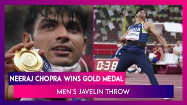 Neeraj Chopra Wins Gold Medal In Men’s Javelin Throw Event At Tokyo Olympics 2020