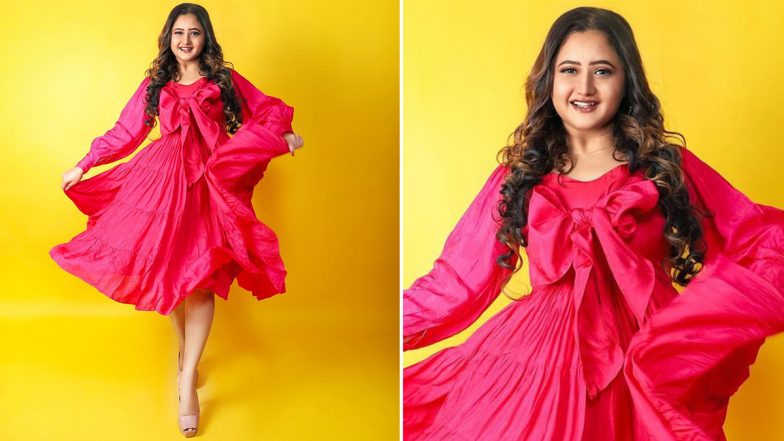 Rashami Desai Exudes ‘Senorita’ Vibes In a Gorgeous Pink Flared Dress With Puff Sleeve, View Latest Insta Pic