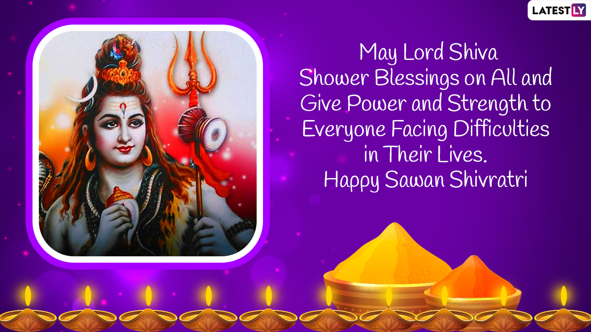 Sawan Shivratri 2021 Wishes, Greetings & Messages: Lord Shiva ...