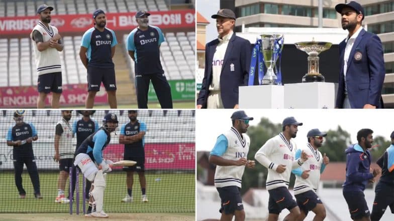 Team India Players Gear Up for 1st Test Against England (Watch Video)