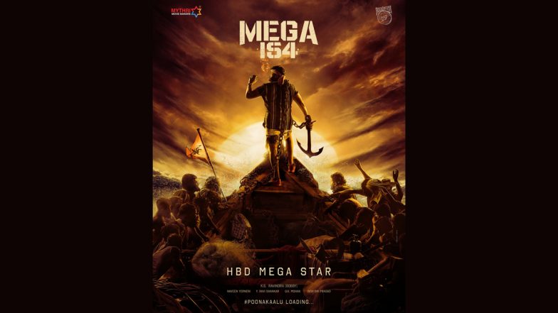 #Mega154: Chiranjeevi’s First Look From the Film Revealed on His 66th Birthday! (View Pic)