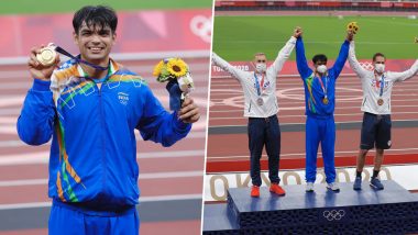 Neeraj Chopra Reacts After Winning Gold in Tokyo Olympics 2020, Says, ‘This Moment Will Live With Me Forever’ (Check Post)