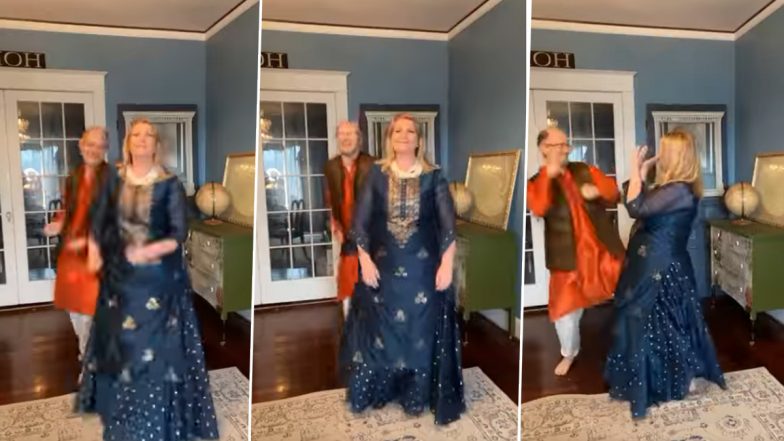 US Dancing Dad Ricky Pond and Wife Dance to SRK-Kareena Kapoor's Chammak Challo To Celebrate 25th Wedding Anniversary (Watch Video)