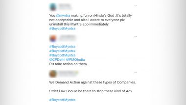 #BoycottMyntra Trends on Twitter As Old Hindu-Phobic Illustration From 2016, Which Myntra Had Denied Making, Resurfaces
