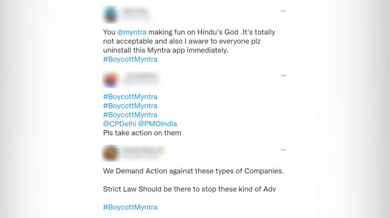 #BoycottMyntra Trends on Twitter As Old Hindu-Phobic Illustration From 2016, Which Myntra Had Denied Making, Resurfaces