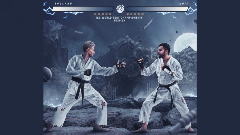 ICC Posts Taekwondo Match Picture of Virat Kohli vs Joe Root Ahead of the 1st England vs India Test (View Pic)