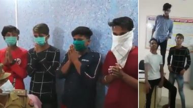 Uttar Pradesh: Four Youths Make TikTok Video Inside Avadhpuri Police Station, Arrested (Watch Video)