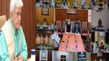 India News | J-K LG Manoj Sinha Emphasises on Adopting Multifold Strategies to Prevent COVID-19 Third Wave