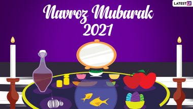 Navroz Mubarak 2021 Images and HD Wallpapers for Free Download Online: Wish Happy Parsi New Year With WhatsApp Sticker Messages, Facebook Photos, Quotes and Greetings