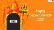 Sawan Shivratri 2021 Greetings & HD Images: Celebrate The Auspicious Occasion by Sharing These Lord Shiva Photos, GIF, WhatsApp Stickers And Facebook Messages