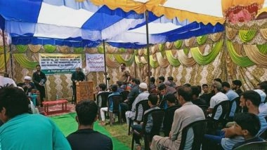 India News | J-K People's Justice Front Holds Seminar in Pulwama
