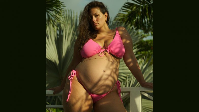 Ashley Graham Flaunts Her Growing Baby Bump In a Striking Pink Bikini, Says ‘Sun Kissed Glow Meets Pregnancy Glow’ (View Pics)