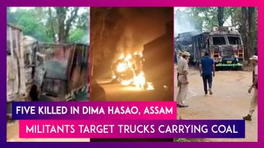 Five Killed In Dima Hasao, Assam As Militants Target Trucks Carrying Coal, Set Them Ablaze