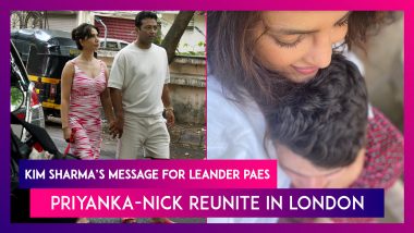 Kim Sharma Posts Lovely Message For Leander Paes On 25 Years Of Olympic Medal Victory; Priyanka Chopra-Nick Jonas Reunite In London