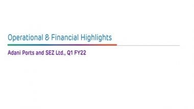 Business News | APSEZ Net Profit Jumps 77 Pc to Rs 1,342 Crore in Q1