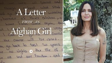 Angelina Jolie Makes Her Instagram Debut, Shares ‘A Letter From an Afghan Girl’ As Her First Post