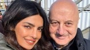 Anupam Kher Visits Priyanka Chopra Jonas&rsquo; Indian Restaurant Sona in New York, Reviews the Food (Watch Video)
