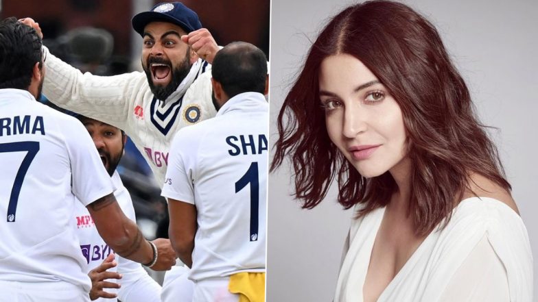 Anushka Sharma Cheers for Virat Kohli and Team India After They Win Against England at the Lord’s!