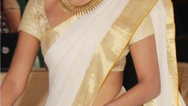 Onam 2021 Fashion: See Gorgeous Actresses in Kasavu Saree and How To Get Their Looks