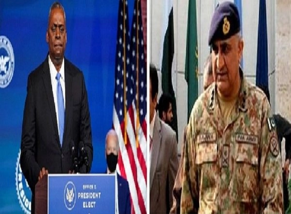 World News | US Defense Secy, Pak Army Chief Discuss Situation in Afghanistan