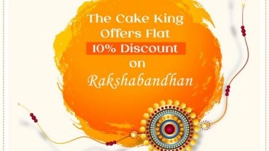 Business News | The Cake King Offers a 10% Discount on the Eve of Rakshabandhan for Online Cake Delivery in Delhi NCR