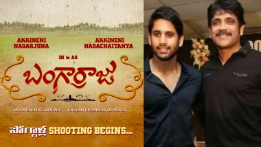 Bangarraju: Nagarjuna and Naga Chaitanya Kickstart Shooting for Their Next; Check Out New Poster!