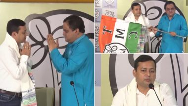 BJP MLA Tanmoy Ghosh Joins Trinamool Congress, Accuses Bharatiya Janata Party of 'Vindictive Politics'