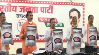 India News | Rajasthan BJP Releases 'black Paper' Against Gehlot Govt, Alleges It Failed to Fulfilled Promises