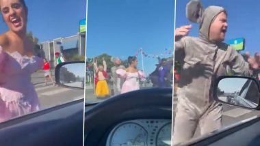 Camila Cabello, Billy Porter, James Corden, Idina Menzel Stop LA Traffic for a Flash Mob To Promote Cinderella Movie (Watch Video)