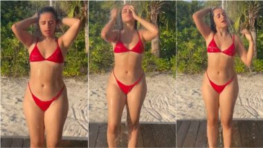 Camila Cabello Paints The Internet Red With Her Hot Showering Video in Red String Bikini!