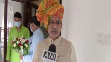 India News | MP CM Shivraj Singh Chouhan Hoists the National Flag at His Residence