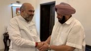 Punjab CM Captain Amarinder Singh Meets Amit Shah, Demands Immediate Repeal of New Farm Laws