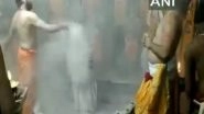 India News | Priests Perform 'Bhasma Aarti' at MahakaleshwarTemple on Second Monday of Sawan Month