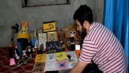 India News | Youth from J-K's Pulwama Enters India Book of Records with Smallest Origami Paper Flower Creation