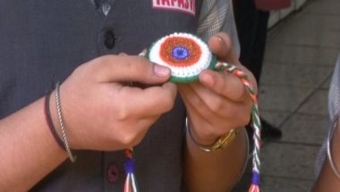 India News | Students of School in Gujarat's Rajkot Send Handmade Rakhis for Army Jawans