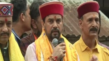 India News | Anurag Thakur Thanks People of Himachal for Supporting His Jan Ashirwad Yatra