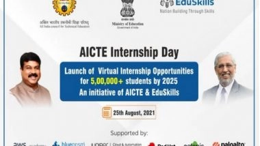 Business News | EduSkills, AICTE and Ministry of Education Launched 5 Lakh Virtual Internships
