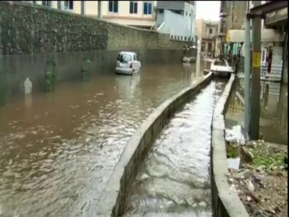 Rajasthan Rains: Heavy Rainfall Causes Waterlogging in Streets of Ajmer