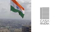 Business News | Gujarat's Highest Tricolour Hoisted at 321 Feet on the Tallest Residential Building in Surat, Casa Rivera by Vasu Pujya and Marvela Group