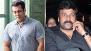GodFather: Salman Khan Allots Dates for Chiranjeevi&rsquo;s Telugu Film &ndash; Reports