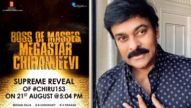 #Chiru153: Makers of Chiranjeevi’s Film To Drop a Special Update on August 21!
