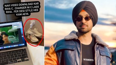 Diljit Dosanjh’s Desi Jugad With Gucci Shoes for Solving Charger Issue Is Epic!