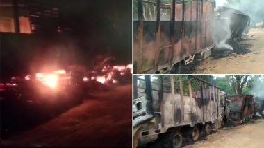 Assam: 5 Dead After Miscreants Set Trucks Ablaze in Dima Hasao