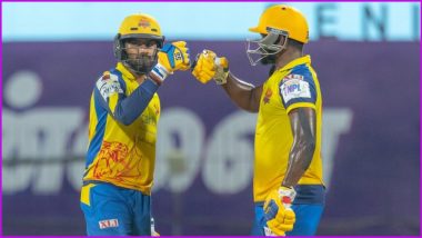 How to Watch Chepauk Super Gillies vs Dindigul Dragons, TNPL 2021 Qualifier 2, Live Streaming Online: Get CSG vs DD Cricket Match Free TV Channel and Live Telecast Details